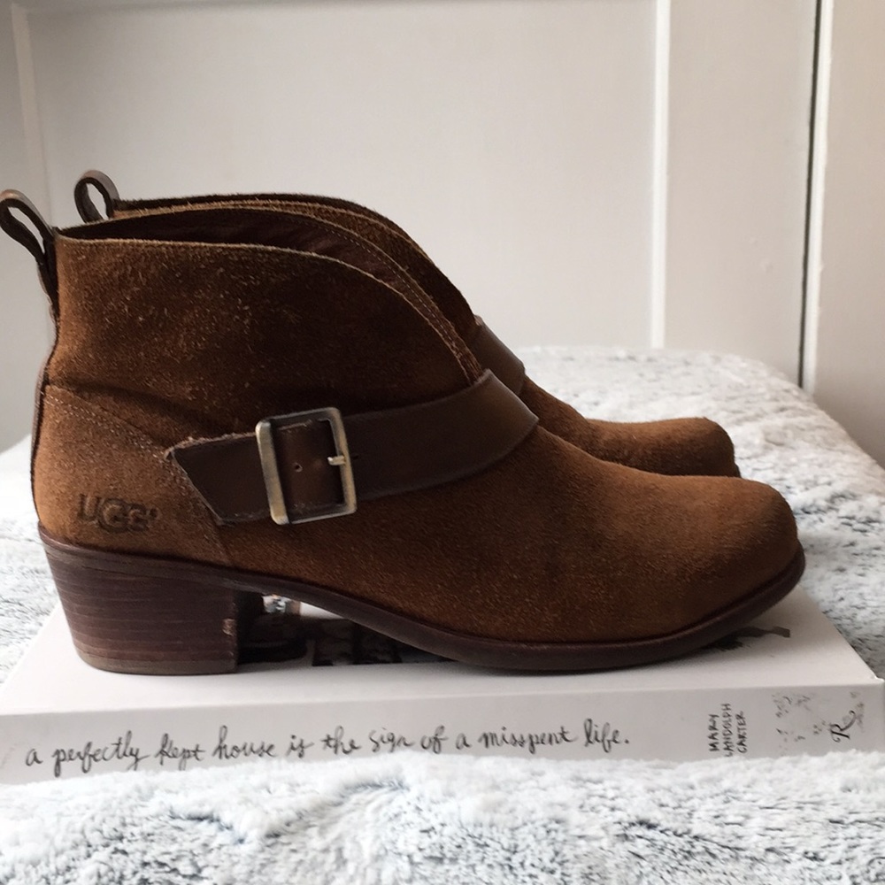 Ugh suede booties